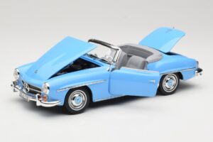 Mercedes 190 SL W121 Bleu Clair Norev 1:18 183400 Métal — image 2 sur 8