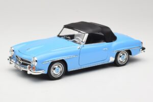 Mercedes 190 SL W121 Bleu Clair Norev 1:18 183400 Métal