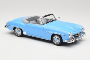 Mercedes 190 SL W121 Bleu Clair Norev 1:18 183400 Métal — image 6 sur 8