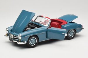 Mercedes 190 SL W121 Bleu Minichamps 1:18 103037033 Métal — image 2 sur 8