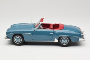 Mercedes 190 SL W121 Bleu Minichamps 1:18 103037033 Métal — image 4 sur 8
