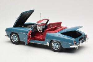 Mercedes 190 SL W121 Bleu Minichamps 1:18 103037033 Métal — image 5 sur 8