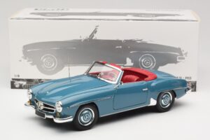 Mercedes 190 SL W121 Bleu Minichamps 1:18 103037033 Métal — image 8 sur 8