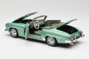 Mercedes 190 SL W121 Vert Clair Métallisé Norev 1:18 183401 Métal — image 6 sur 9