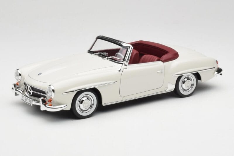 Mercedes 190 SL W121 Gris Clair Norev 1:18 B66040710 Métal