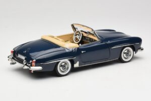 Mercedes 190 SL W121 Middle Blue Norev 1:18 183403 Métal — image 3 sur 8