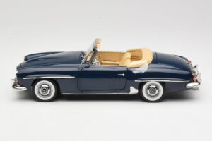 Mercedes 190 SL W121 Middle Blue Norev 1:18 183403 Métal — image 4 sur 8
