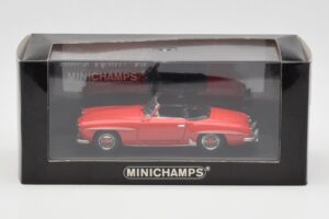 Mercedes 190 SL W121 Rouge Minichamps 1:43 940033131 Métal — image 4 sur 4