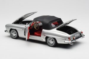 Mercedes 190 SL W121 Argent Norev 1:18 B660640604 Métal — image 5 sur 8