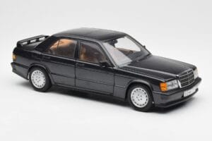 Mercedes 190E 2.3-16 W201 Bleu Noir Metallic AUTOart 1:18 76122 Métal — image 6 sur 8