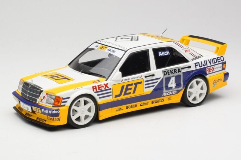 Mercedes 190E 2.5-16 EVO 1 W201 Team MS-Jet #4 R. Asch DTM 1989 Minichamps 1:18 155893604 Métal