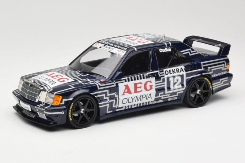Mercedes 190E 2.5-16 EVO 1 W201 Team Snobeck #12 A. Cudini DTM 1989 Minichamps 1:18 155893612 Métal