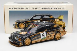 Mercedes 190E 2.5-16 Evo II #9 K. Ludwig Macau GP 3rd Place 1991 AUTOart 1:18 89135 Métal — image 8 sur 8