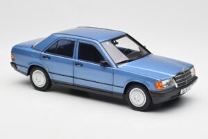 Mercedes 190E W201 Diamond Bleu Édition Concessionnaire Norev 1:18 B66040661 Métal — image 6 sur 8