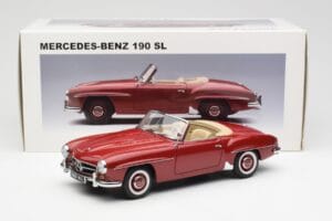Mercedes 190SL W198 Rouge AUTOart 1:18 76116 Métal — image 8 sur 8