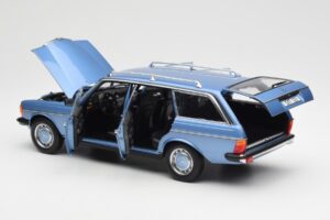 Mercedes 200 S123 T-Model Diamond Bleu Édition Concessionnaire Norev 1:18 B66040671 Métal — image 5 sur 8