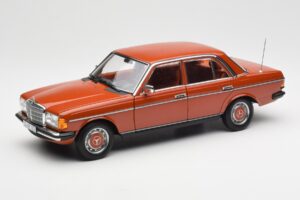 Mercedes 200 W123 English Rouge Édition Concessionnaire Norev 1:18 B66040653 Métal