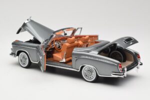Mercedes 220 SE W128 Cabriolet Grey Metallic Sun Star 1:18 3352-M1 Métal — image 5 sur 8