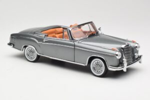Mercedes 220 SE W128 Cabriolet Grey Metallic Sun Star 1:18 3352-M1 Métal — image 6 sur 8