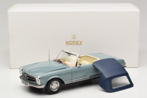 Mercedes 230 SL W113 Horizon Blue Norev 1:18 183992 Métal — image 9 sur 9