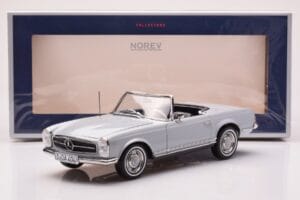 Mercedes 230 SL W113 Pagoda Gris Norev 1:18 183990 Métal — image 8 sur 8