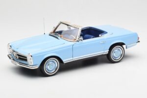 Mercedes 230 SL W113 Pagoda Horizon Bleu Édition Concessionnaire Norev 1:18 B66040633 Métal