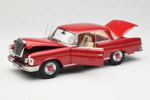 Mercedes 280 SE W108 Rouge Norev 1:18 193527 Métal — image 2 sur 8