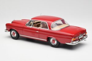 Mercedes 280 SE W108 Rouge Norev 1:18 193527 Métal — image 7 sur 8