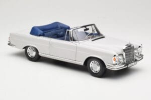 Mercedes 280 SE W111 Cabriolet Gris Clair Norev 1:18 183530 Métal — image 6 sur 8