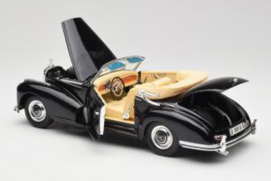 Mercedes 300 S W188 Cabriolet Noir Tchibo 1:18 36782 Métal — image 5 sur 8