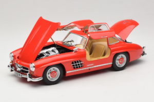 Mercedes 300 SL Gullwing Rouge Minichamps 1:18 180039001 Métal — image 2 sur 8