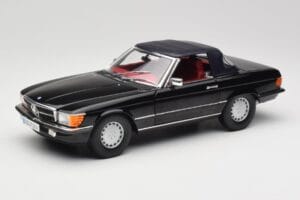 Mercedes 300 SL R107 Noir Norev 1:18 183511 Métal