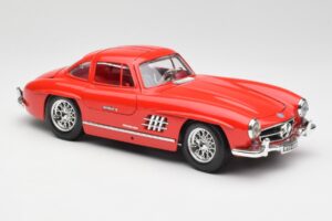 Mercedes 300 SL Rouge Bburago 1:18 3015 Métal — image 6 sur 8