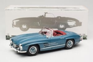 Mercedes 300 SL W198 Roadster Bleu Minichamps 1:18 180039035 Métal — image 8 sur 8