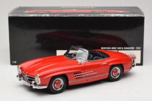 Mercedes 300 SL Roadster Rouge Minichamps 1:18 180039031 Métal — image 8 sur 8
