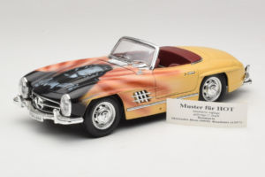 Mercedes 300 SL Roadster Rosemarie Muster Edition Limitée 18/27 Bburago 1:18 3023-M1 Métal