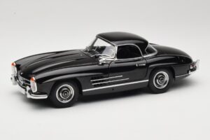 Mercedes 300 SL W198 Roadster With Hardtop Noir Minichamps 1:18 180039040 Métal