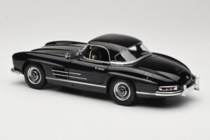 Mercedes 300 SL W198 Roadster With Hardtop Noir Minichamps 1:18 180039040 Métal — image 7 sur 8