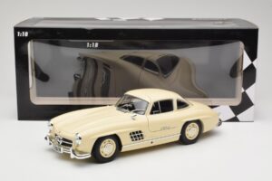 Mercedes 300 SL W198 Crème Minichamps 1:18 110037212 Métal — image 8 sur 8
