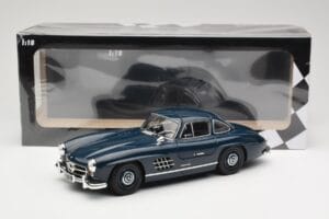 Mercedes 300 SL W198 Gullwing Bleu Foncé Minichamps 1:18 110037216 Métal — image 8 sur 8
