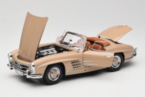 Mercedes 300 SL W198 Roadster Brun Clair Minichamps 1:18 180039032 Métal — image 2 sur 8