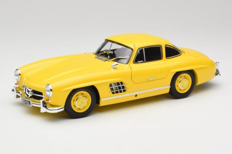 Mercedes 300 SL W198 Jaune Clair Minichamps 1:18 180039009 Métal