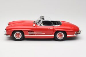 Mercedes 300 SL W198 Roadster Rouge Avec Toit Rigide Minichamps 1:18 180039041 Métal — image 4 sur 8