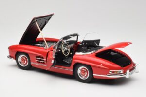 Mercedes 300 SL W198 Roadster Rouge Avec Toit Rigide Minichamps 1:18 180039041 Métal — image 5 sur 8