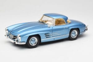 Mercedes 300 SL W198 Roadster Hardtop Light Blue Metallic Minichamps 1:18 180039042 Métal — image 3 sur 9