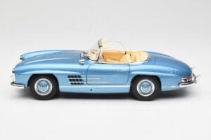Mercedes 300 SL W198 Roadster Hardtop Light Blue Metallic Minichamps 1:18 180039042 Métal — image 5 sur 9