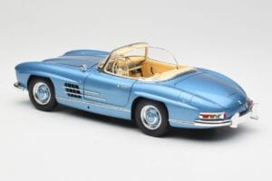 Mercedes 300 SL W198 Roadster Hardtop Light Blue Metallic Minichamps 1:18 180039042 Métal — image 8 sur 9
