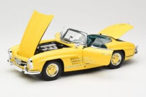 Mercedes 300 SL W198 Roadster Hardtop Signal Yellow Minichamps 1:18 180039044 Métal — image 2 sur 9