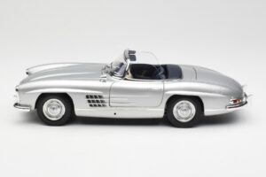 Mercedes 300 SL W198 Roadster Silver Metallic Minichamps 1:18 180039030 Métal — image 4 sur 8