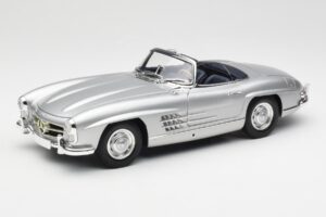 Mercedes 300 SL W198 Roadster Silver Metallic Minichamps 1:18 180039030 Métal